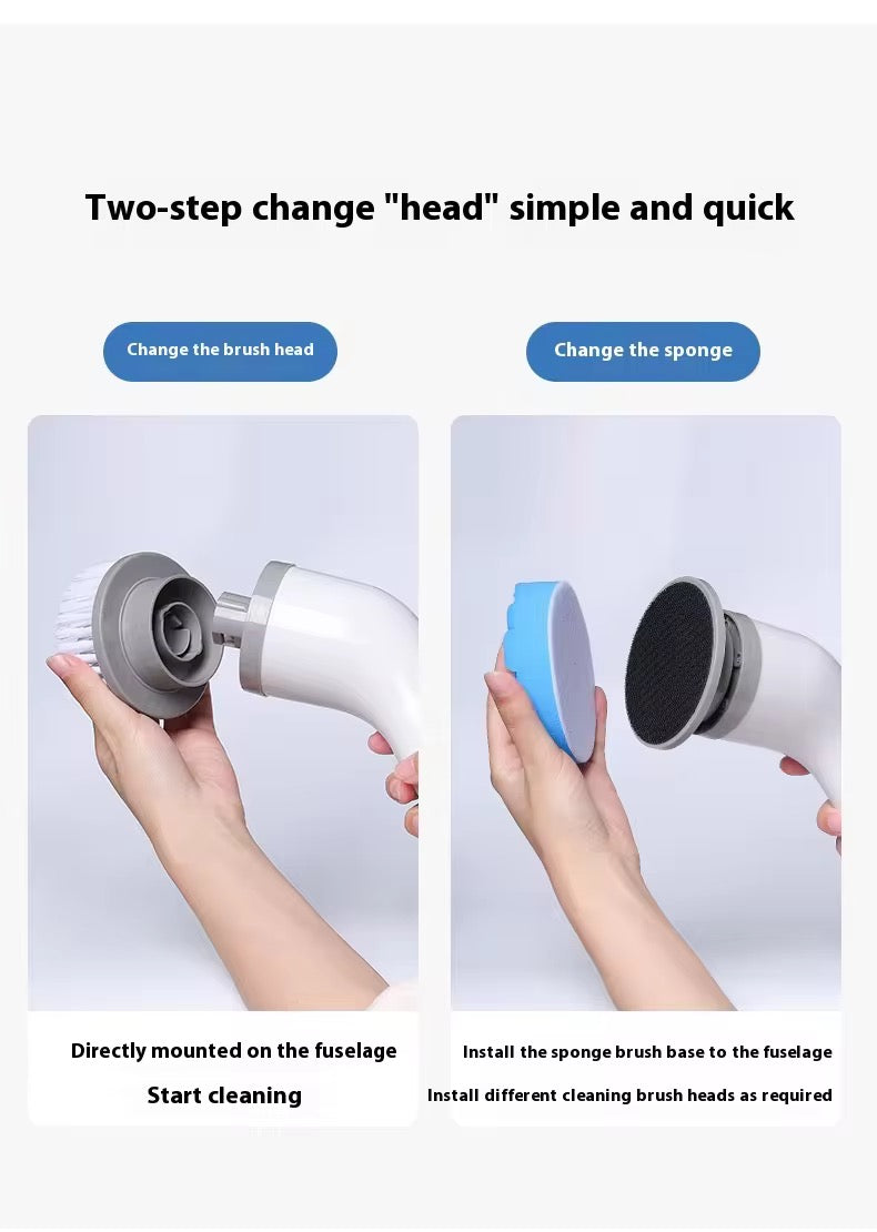 9-in-1 Electric Cleaning Brush – Powerful All-in-One Scrubber for Every Surface