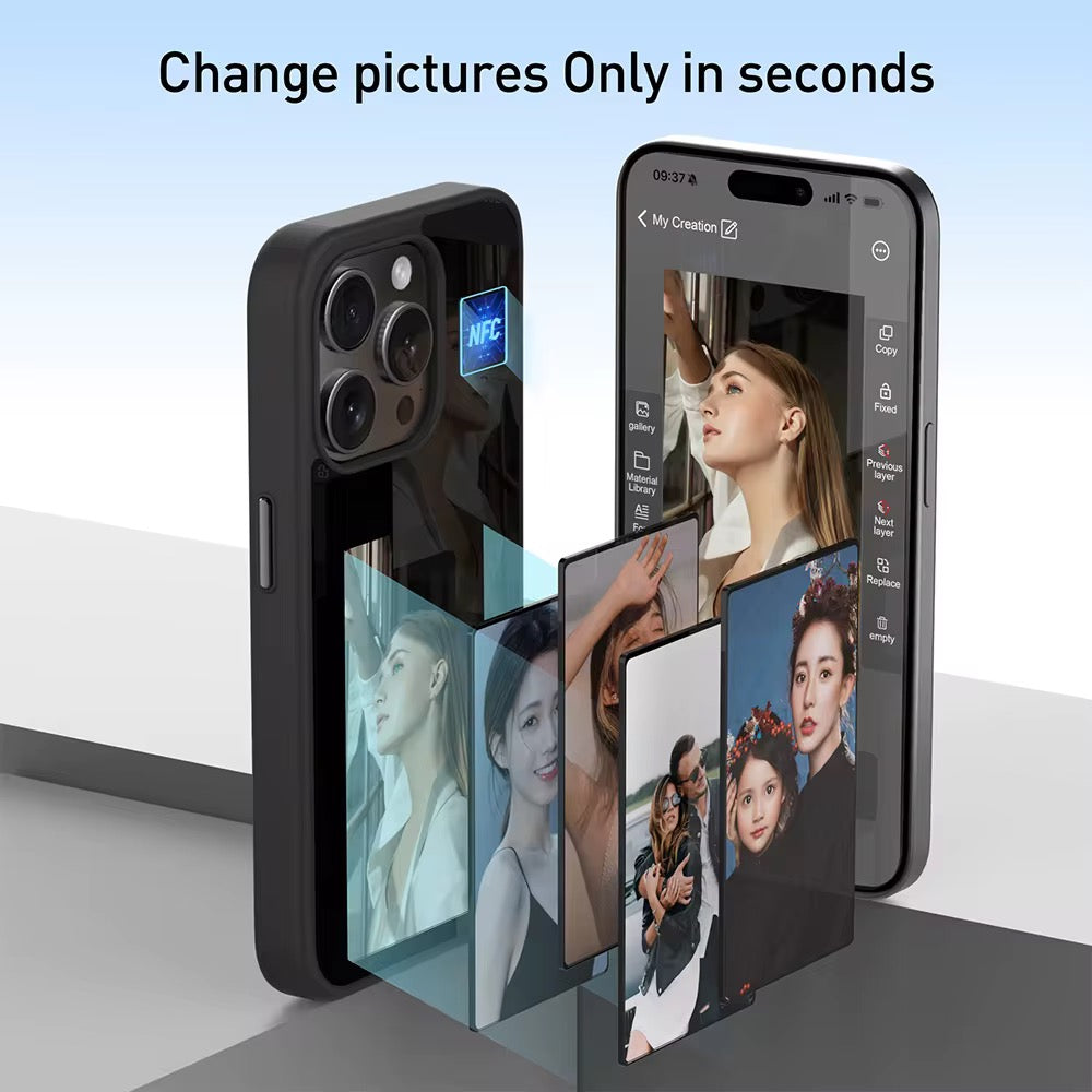 Magic Instant Photo-Changing iPhone Case – Change Your Design in 1 Second