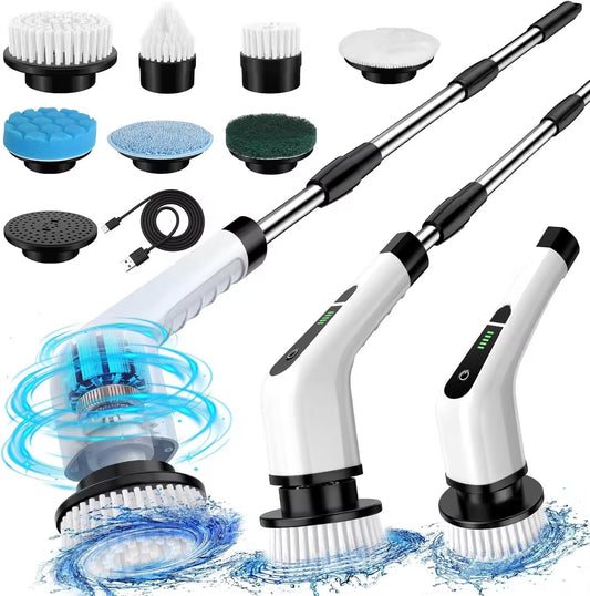 9-in-1 Electric Cleaning Brush – Powerful All-in-One Scrubber for Every Surface